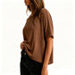 T-Shirt Col Rond Confortable pour Femme