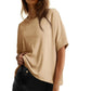 T-Shirt Col Rond Confortable pour Femme