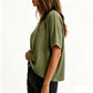 T-Shirt Col Rond Confortable pour Femme