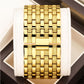 Montre Cadran Carré Élégante pour Femme