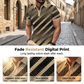 👔 PROMO LIMITÉE 50% DE RÉDUCTION ! 💥 Chemise Imprimé Géométrique Homme – Col Boutonné, Coupe Athlétique, Respirant ✨