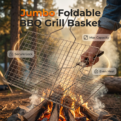 🔥Panier à barbecue pliable et portable🍢