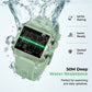 ⌚ Montre Numérique Transparente — Étanche 50M, Boitier Givré, Rétroéclairage LED, Chrono, 7 Couleurs, Sport & Quotidien ✨