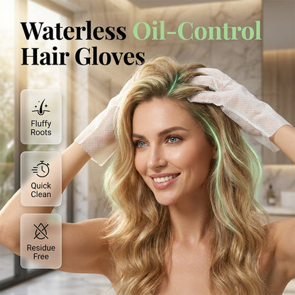 Gants nettoyants pour des cheveux instantanément volumineux