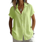 👚 50% DE RÉDUCTION ☁️ Chemise décontractée d'été à manches courtes pour femme – Tissu léger & coupe fluide – Parfaite pour les journées chaudes, le bureau ou les vacances – élégante et respirante 🌸