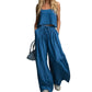 Ensemble 2 pièces pour femme : crop top et pantalon large