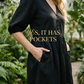 👗 50 % DE RÉDUCTION POUR UNE DURÉE LIMITÉE ! 💥 Robe décontractée à col en V et coupe ample pour femme – Manches bouffantes, respirante, polyvalente ✨