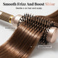 💇‍♀️ Brosse ronde volumisante professionnelle – Baril ventilé pour séchage rapide, prise en main ergonomique – Lève les racines et ajoute du volume – 3 coloris (gris/café/or) ✨