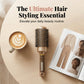 💇‍♀️ Brosse ronde volumisante professionnelle – Baril ventilé pour séchage rapide, prise en main ergonomique – Lève les racines et ajoute du volume – 3 coloris (gris/café/or) ✨