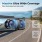 📹 Caméra embarquée double objectif 1080P – Vision nocturne WDR, angle ultra-large – Synchronisation sans fil avec application – Verrouillage automatique par détection de choc – Sécurité optimale sur la route 🚗🔒
