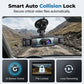 📹 Caméra embarquée double objectif 1080P – Vision nocturne WDR, angle ultra-large – Synchronisation sans fil avec application – Verrouillage automatique par détection de choc – Sécurité optimale sur la route 🚗🔒