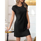 👗 PROMO LIMITÉE 50% DE RÉDUCTION ! ✨ Robe Décontractée Coton Mélangé Femme – Col Rond, Manches Courtes, Coupe Ample 🌸