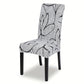 🛋️Housse de chaise universelle en tissu élastique avec imprimé – pour le dossier et l'assise, lavable et polyvalente, pour la table à manger et le salon 🪑