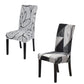 🛋️Housse de chaise universelle en tissu élastique avec imprimé – pour le dossier et l'assise, lavable et polyvalente, pour la table à manger et le salon 🪑