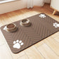 🐾 50% DE RÉDUCTION! 💧 Tapis de gamelle en terre de diatomées – Séchage rapide & anti-débordement ✨