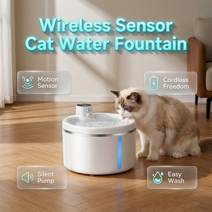 🥳SOLDES EXCEPTIONNELLES 2026🥳💞PLUS DE 50 000 EXEMPLAIRES VENDUS !👵❤️ Fontaine à eau automatique sans fil pour chats