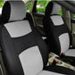 🛋️ Housses de siège auto universelles – Polyester durable et confortable – 5 coloris (gris/rouge/bleu/beige/noir) – Protection contre taches et usure 🚗