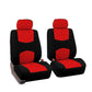 🛋️ Housses de siège auto universelles – Polyester durable et confortable – 5 coloris (gris/rouge/bleu/beige/noir) – Protection contre taches et usure 🚗