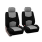 🛋️ Housses de siège auto universelles – Polyester durable et confortable – 5 coloris (gris/rouge/bleu/beige/noir) – Protection contre taches et usure 🚗