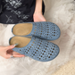 Chaussons Maille Respirants – PU + Suède Synthétique – Légers & Antidérapants for Maison & Extérieur