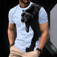 🔥 50% DE RÉDUCTION ! 🌿 T-Shirt à Imprimé Graphique Respirant pour Homme – Coupe Athlétique, Séchage Rapide & Impression Numérique Résistante – Idéal pour le Sport et le Quotidien 🐆