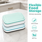 🥗 50% DE RÉDUCTION ! 🎒 Boîte à Déjeuner en Silicone – Silicone – Couvercle Sécurisé & Corps Flexible for Repas