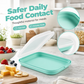🥗 50% DE RÉDUCTION ! 🎒 Boîte à Déjeuner en Silicone – Silicone – Couvercle Sécurisé & Corps Flexible for Repas