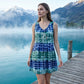 🎉 Soldes 2026 — Plus de 40 000 vendues 👗 Robe Midi Tie-Dye Virale Col V 🌊