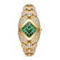 ⌚💎 Montre femme quartz – Cadran losange orné de strass, bracelet en alliage élégant, la touche bijou qui sublime votre poignet au quotidien 💫🌸