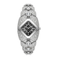 ⌚💎 Montre femme quartz – Cadran losange orné de strass, bracelet en alliage élégant, la touche bijou qui sublime votre poignet au quotidien 💫🌸