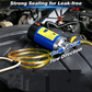 🛢️ Pompe de transfert d'huile moteur 12V/24V – Moteur cuivre pur, tête en alliage d'aluminium, câble spiralé – Pinces plaquées cuivre, compacte et portable – Idéale pour vidange et entretien 🚗🔧