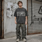 🎨 50% DE RÉDUCTION ! 👕 T-Shirt Graphique Washed – Polyester – Design Vintage & Coupe Ample for Streetwear