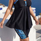 Maillot de Bain Tankini Fluide pour Femmes avec Shorty