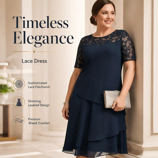 🌸✨ LIMITED TIME 50% OFF! 👗Women's Elegant Plus Size Tiered Dress – Flattering tiers & graceful flow – Perfect for weddings & garden parties.