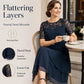 🌸✨ LIMITED TIME 50% OFF! 👗Women's Elegant Plus Size Tiered Dress – Flattering tiers & graceful flow – Perfect for weddings & garden parties.