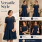 🌸✨ LIMITED TIME 50% OFF! 👗Women's Elegant Plus Size Tiered Dress – Flattering tiers & graceful flow – Perfect for weddings & garden parties.