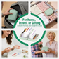 💊🛒 -50% ! 🗂️Organisateur de Médicaments A8 Étanche – 14 Grandes Pochettes Zippées, Code Couleur & Design Discret.