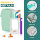 💊🛒 -50% ! 🗂️Organisateur de Médicaments A8 Étanche – 14 Grandes Pochettes Zippées, Code Couleur & Design Discret.