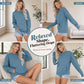 👕🌸 Sweat à col rond oversize femme – Coupe ample décontractée, matière douce et respirante, l’indispensable d’un look effortless au quotidien ☁️👖