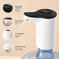 💧🔋 Pompe distributrice d’eau électrique 5W – Batterie lithium, bec incliné, un filet parfait en un geste, pour la maison, le bureau et le camping 🏠🏕️