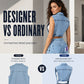 Robe Gilet en Jean Sans Manches Fente Haute Femme – Veste Longue Style Streetwear