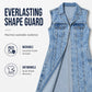 Robe Gilet en Jean Sans Manches Fente Haute Femme – Veste Longue Style Streetwear