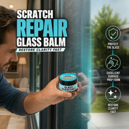 🧴Baume multi-surfaces pour vitres – Convient aux fenêtres, miroirs et écrans. Compact et facile à ranger – gardez vos vitres comme neuves !