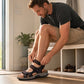 👟🌊 Sandales sport homme air cushion – Semelle amortissante et antidérapante, tige PU résistante, le partenaire tout-terrain pour la randonnée, le rafting et le camping 🏕️⛰️