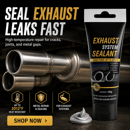 🚗🔧 -50% ! 🔥Mastic échappement – Résiste à la chaleur & colmate.