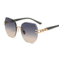 🌬️🕶️ Rimless sunglasses femme – Oubliées sur le nez, verres polarisés de haute qualité, l'accessoire signature des minimalistes élégantes 🤍🏙️