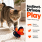 🦋🐱 Jouet Papillon Capteur Intelligent – -50% ! Activé par le mouvement, vol réaliste, jeu interactif – garde votre chat occupé des heures. 🔥✨