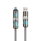 🔥 ACHETEZ 1, OBTENEZ 1 GRATUIT! 🔌 Câble LED Lumineux 4-en-1 240W – Silicone & alliage zinc, charge rapide & miroir – Idéal pour voiture & tous vos appareils 📱