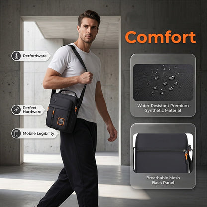 🎒 50% DE RÉDUCTION ! 🧳 Sac Bandoulière Léger Oxford Homme – Tissu Oxford Déperlante – Polyvalent & Ergonomique for Quotidien