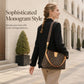 🎉 2026 Soldes — Plus de 31 000 vendus ! 💞 Sac seau chic femme – PU monogramme vintage